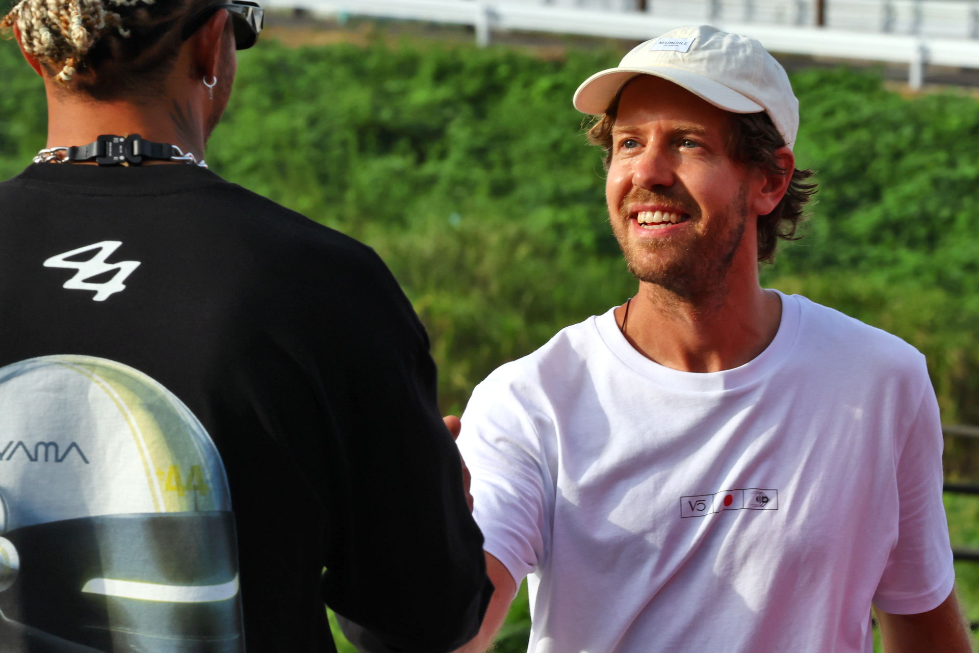 Lewis Hamilton and Sebastian Vettel